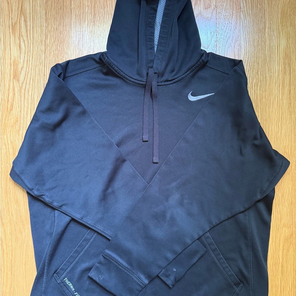 Nike Black Pullover Therma-Fit Hoodie